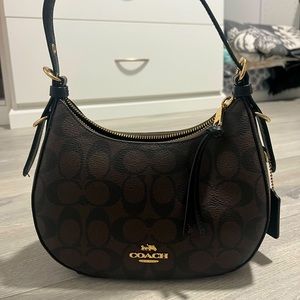 SOLD! Coach Kleo Hobo Shoulder Bag in Signature Canvas